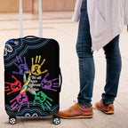 Autism Awareness Australia Indigenous Luggage Cover We All Have Different Abilities