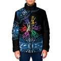 Autism Awareness Australia Indigenous Padded Jacket We All Have Different Abilities