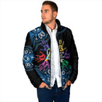 Autism Awareness Australia Indigenous Padded Jacket We All Have Different Abilities