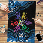 Autism Awareness Australia Indigenous Puzzle We All Have Different Abilities