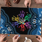 Autism Awareness Australia Indigenous Puzzle We All Have Different Abilities