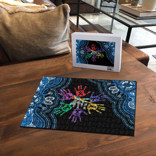 Autism Awareness Australia Indigenous Puzzle We All Have Different Abilities