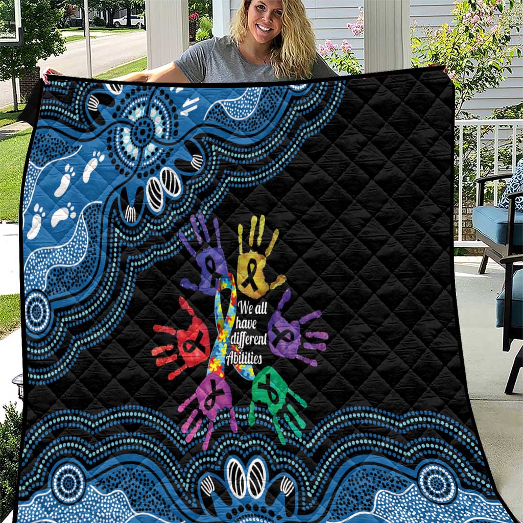 Autism Awareness Australia Indigenous Quilt We All Have Different Abilities
