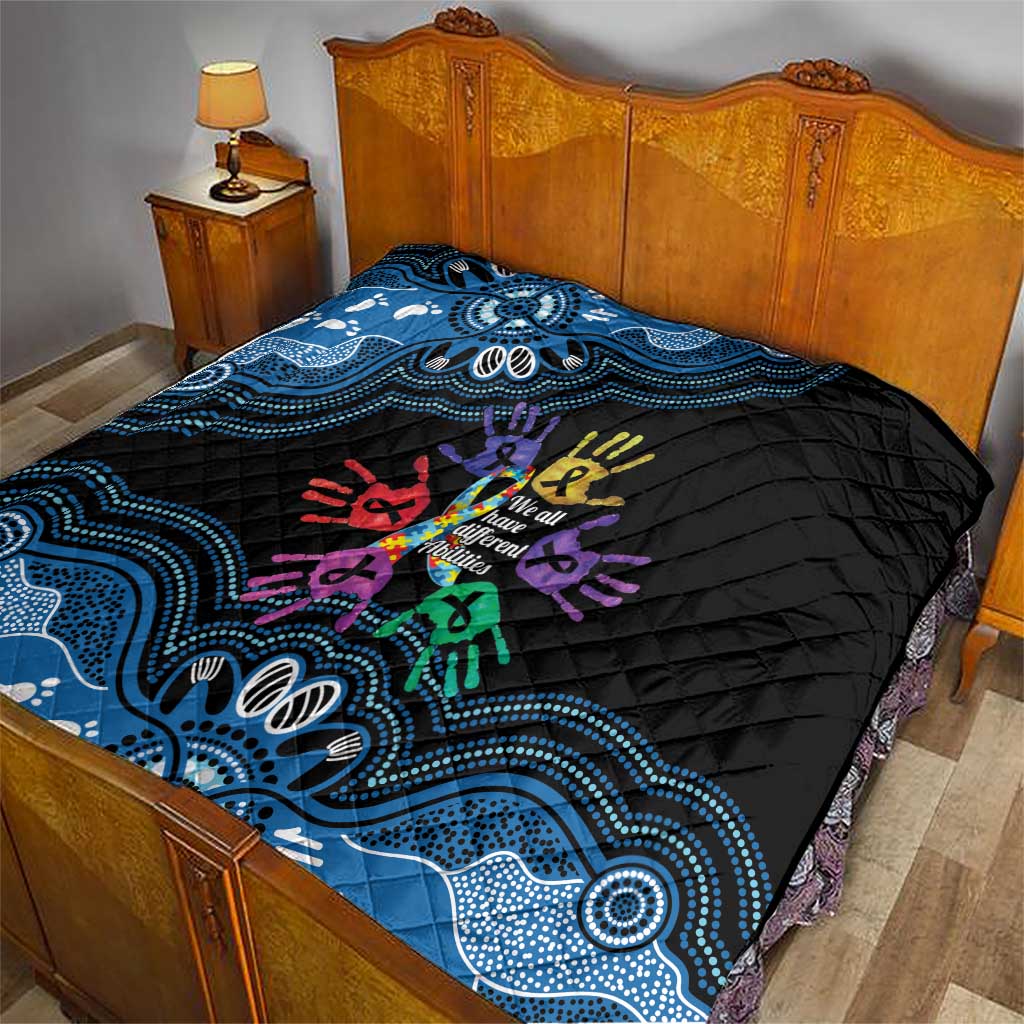 Autism Awareness Australia Indigenous Quilt We All Have Different Abilities