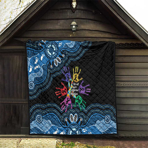 Autism Awareness Australia Indigenous Quilt We All Have Different Abilities