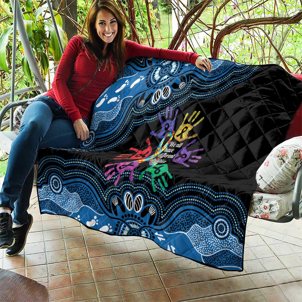 Autism Awareness Australia Indigenous Quilt We All Have Different Abilities