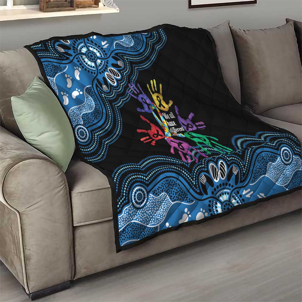 Autism Awareness Australia Indigenous Quilt We All Have Different Abilities