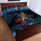 Autism Awareness Australia Indigenous Quilt Bed Set We All Have Different Abilities