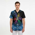 Autism Awareness Australia Indigenous Scrub Top We All Have Different Abilities