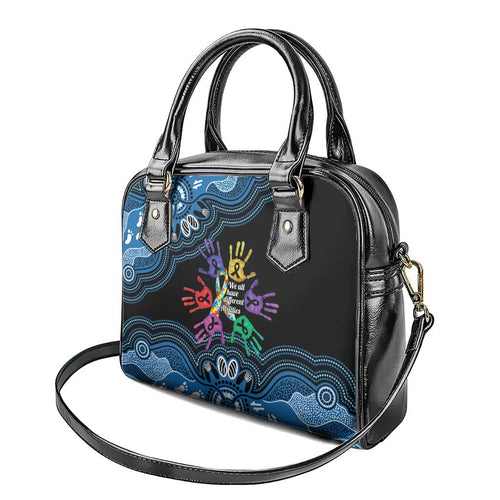 Autism Awareness Australia Indigenous Shoulder Handbag We All Have Different Abilities