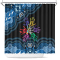 Autism Awareness Australia Indigenous Shower Curtain We All Have Different Abilities