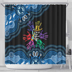 Autism Awareness Australia Indigenous Shower Curtain We All Have Different Abilities