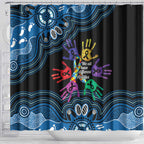 Autism Awareness Australia Indigenous Shower Curtain We All Have Different Abilities