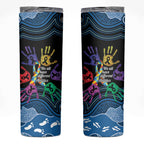 Autism Awareness Australia Indigenous Skinny Tumbler We All Have Different Abilities