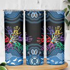 Autism Awareness Australia Indigenous Skinny Tumbler We All Have Different Abilities
