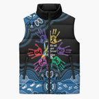 Autism Awareness Australia Indigenous Sleeveless Puffer Jacket We All Have Different Abilities