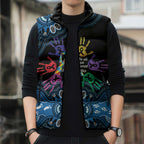 Autism Awareness Australia Indigenous Sleeveless Puffer Jacket We All Have Different Abilities