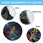 Autism Awareness Australia Indigenous Spare Tire Cover We All Have Different Abilities
