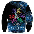 Autism Awareness Australia Indigenous Sweatshirt We All Have Different Abilities