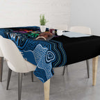 Autism Awareness Australia Indigenous Tablecloth We All Have Different Abilities