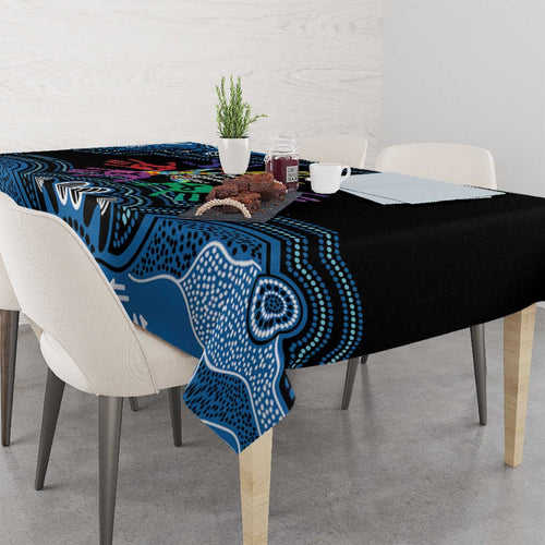 Autism Awareness Australia Indigenous Tablecloth We All Have Different Abilities