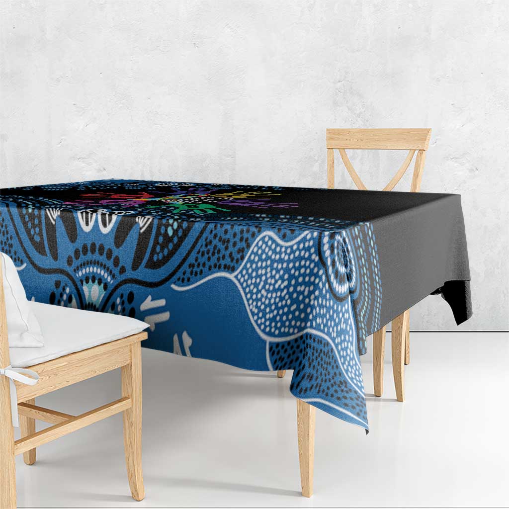 Autism Awareness Australia Indigenous Tablecloth We All Have Different Abilities