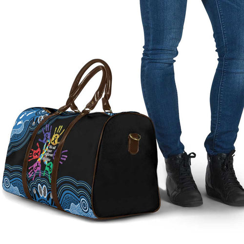 Autism Awareness Australia Indigenous Travel Bag We All Have Different Abilities