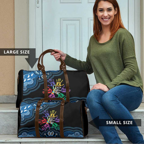 Autism Awareness Australia Indigenous Travel Bag We All Have Different Abilities