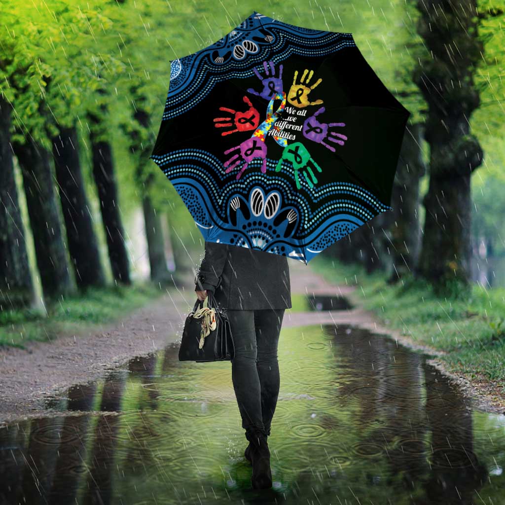 Autism Awareness Australia Indigenous Umbrella We All Have Different Abilities