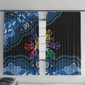 Autism Awareness Australia Indigenous Window Curtain We All Have Different Abilities