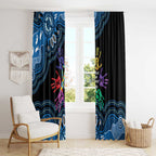 Autism Awareness Australia Indigenous Window Curtain We All Have Different Abilities