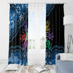 Autism Awareness Australia Indigenous Window Curtain We All Have Different Abilities