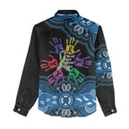 Autism Awareness Australia Indigenous Women Casual Shirt We All Have Different Abilities