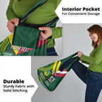 Custom Lebanon And Australia Rugby Grocery Bag Aussie Kangaroos Lebanese Cedars