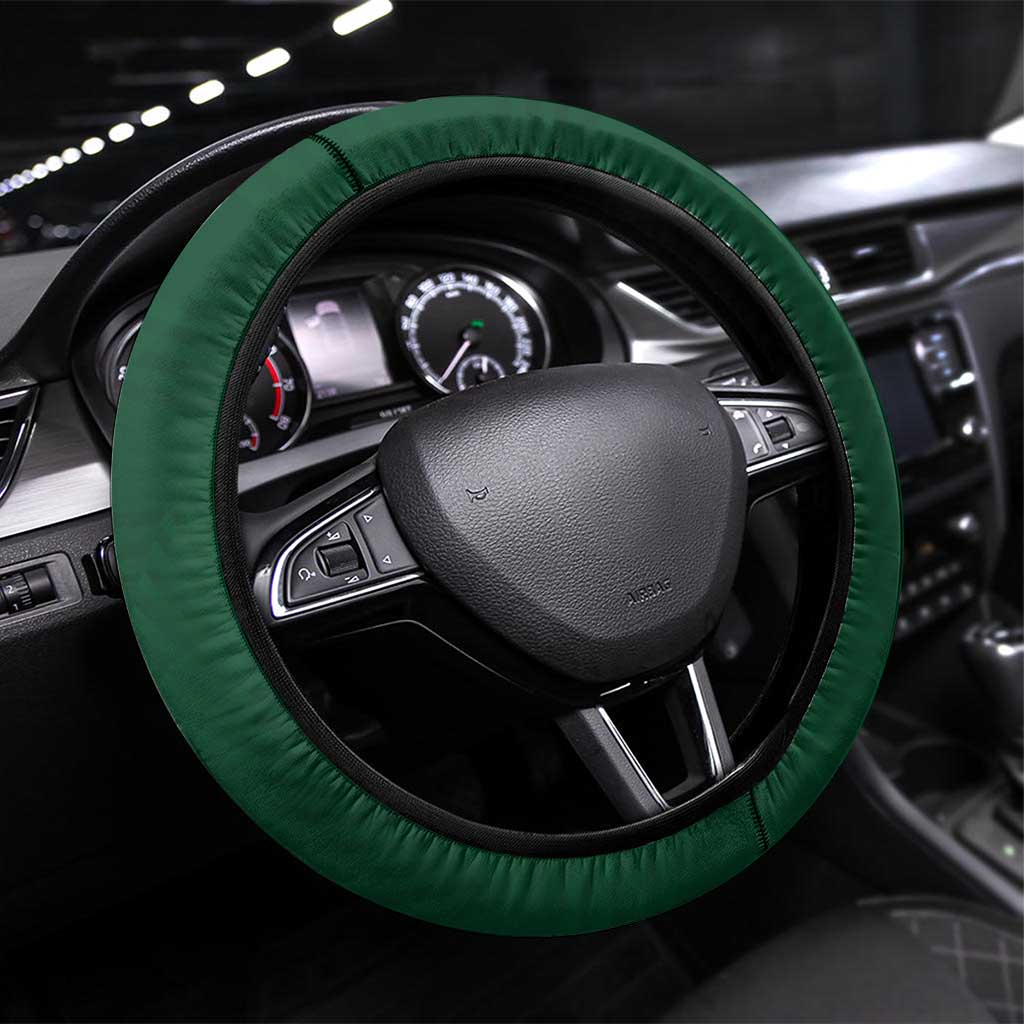 Lebanon And Australia Rugby Steering Wheel Cover Aussie Kangaroos Lebanese Cedars