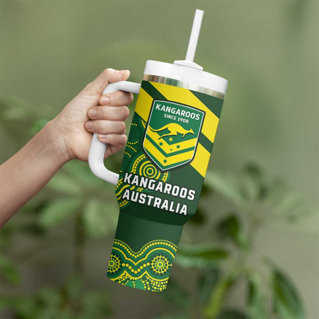 Lebanon And Australia Rugby Tumbler With Handle Aussie Kangaroos Lebanese Cedars