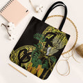 Yellow New Zealand Kowhai And Piwakawaka Tote Bag Maori Ngaru Paua Shell - Aussie Hoodie