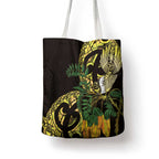 Yellow New Zealand Kowhai And Piwakawaka Tote Bag Maori Ngaru Paua Shell - Aussie Hoodie