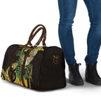 Yellow New Zealand Kowhai And Piwakawaka Travel Bag Maori Ngaru Paua Shell - Aussie Hoodie