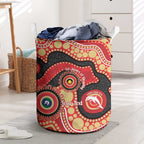Dolphins NAIDOC Week 2026 Personalised Laundry Basket 50 Years of Deadly Aboriginal Art
