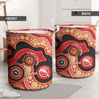 Dolphins NAIDOC Week 2026 Personalised Laundry Basket 50 Years of Deadly Aboriginal Art