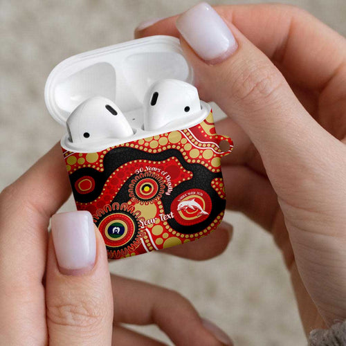 Dolphins NAIDOC Week 2026 Personalised AirPods Case 50 Years of Deadly Aboriginal Art