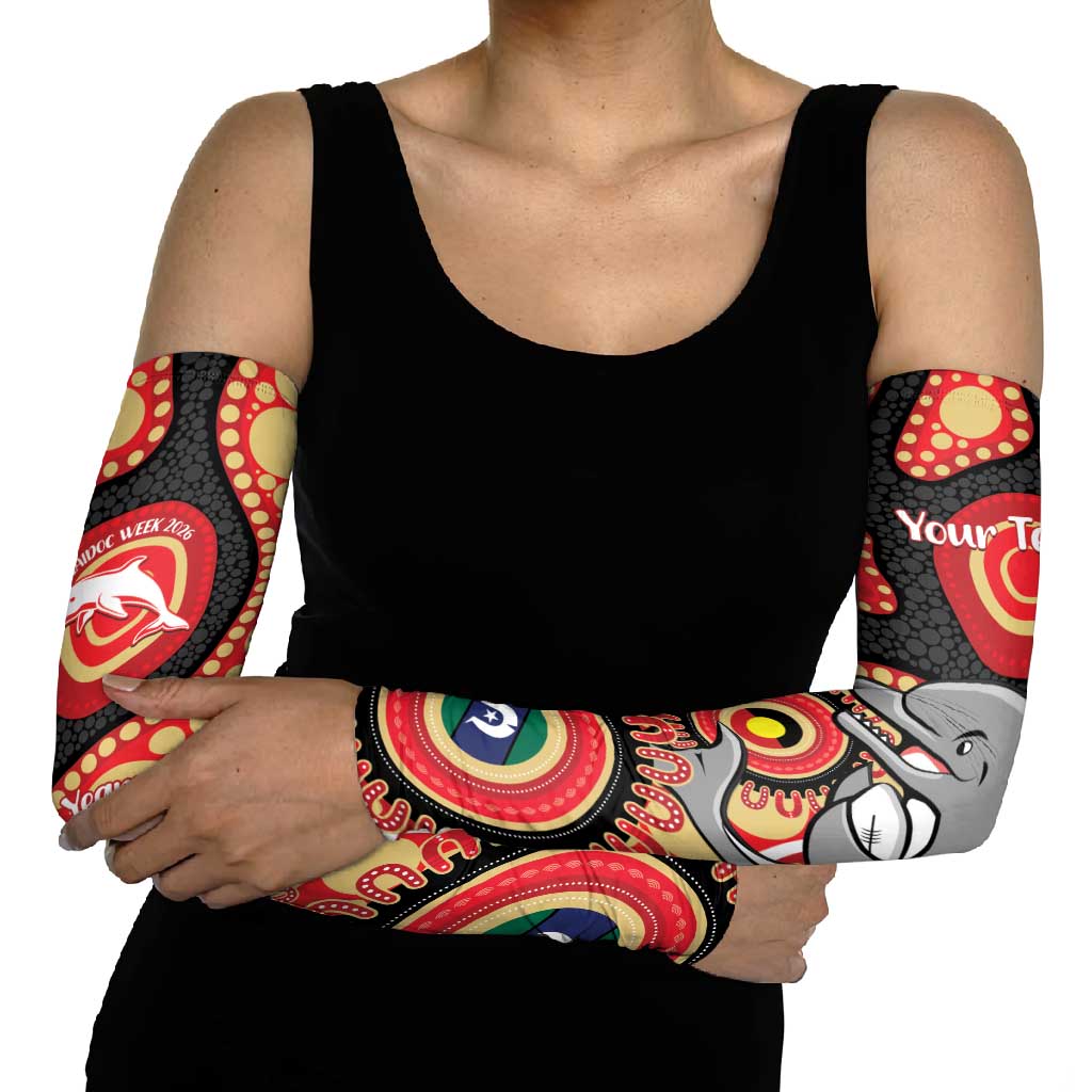 Dolphins NAIDOC Week 2026 Personalised Arm Sleeves 50 Years of Deadly Aboriginal Art