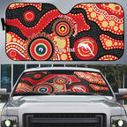 Dolphins NAIDOC Week 2026 Personalised Auto Sun Shade 50 Years of Deadly Aboriginal Art