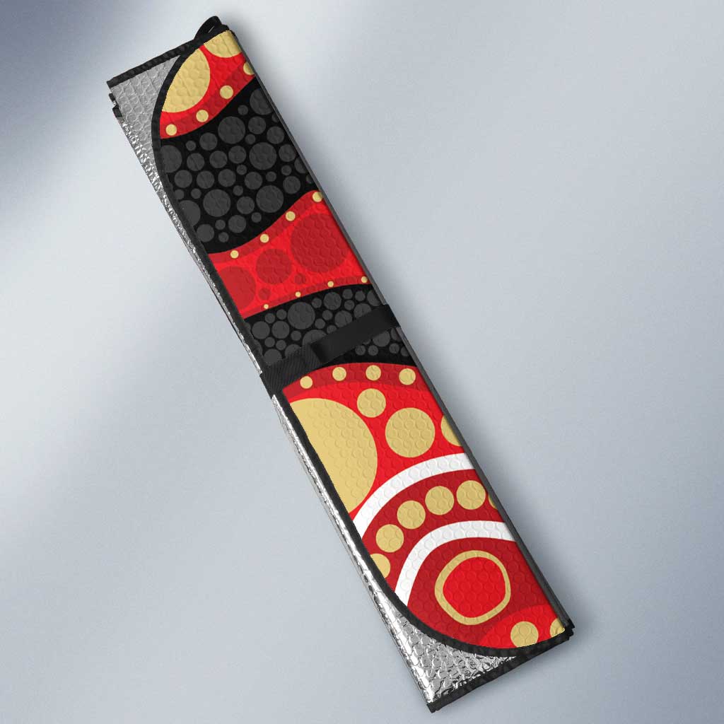 Dolphins NAIDOC Week 2026 Personalised Auto Sun Shade 50 Years of Deadly Aboriginal Art