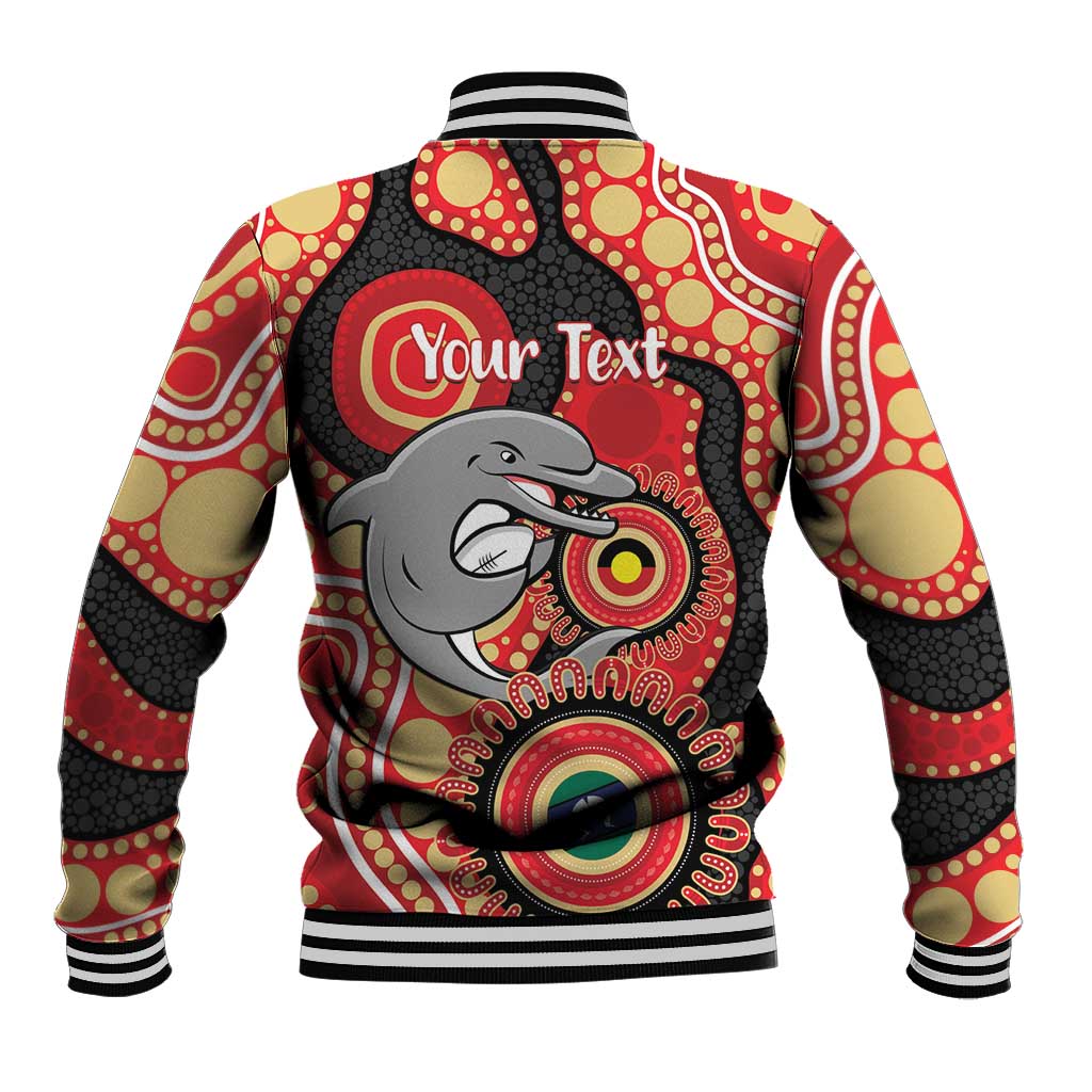 Dolphins NAIDOC Week 2026 Personalised Baseball Jacket 50 Years of Deadly Aboriginal Art