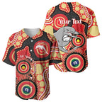 Dolphins NAIDOC Week 2026 Personalised Baseball Jersey 50 Years of Deadly Aboriginal Art