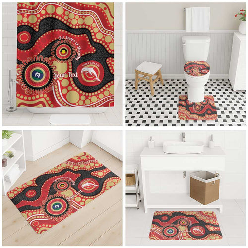 Dolphins NAIDOC Week 2026 Personalised Bathroom Set 50 Years of Deadly Aboriginal Art