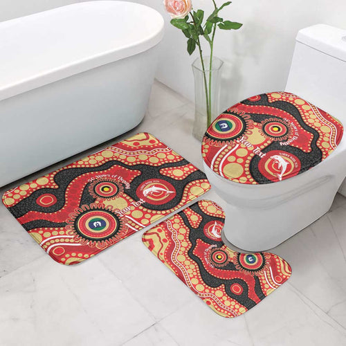 Dolphins NAIDOC Week 2026 Personalised Bathroom Set 50 Years of Deadly Aboriginal Art