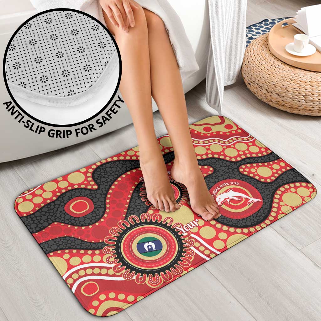 Dolphins NAIDOC Week 2026 Personalised Bathroom Set 50 Years of Deadly Aboriginal Art